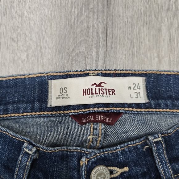 Hollister Dark Blue Flare Jeans - Picture 5 of 8
